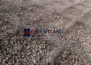 Soil Retention Gabion Wire Baskets Cages Slope Stabilization Hexagonal Mesh