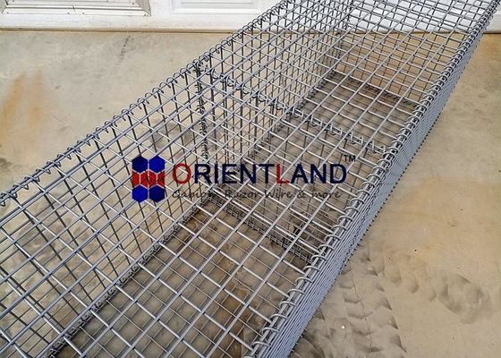 Galvanised Bs En Iso 10244-2 Weldmesh Gabions With Helical Binders