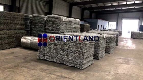  Coating Gabion  Erosion Control Hexagonal Netting 60x80mm