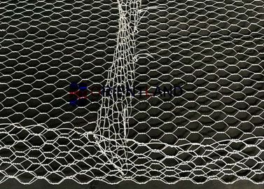 Geo Wire Gabion Wall  Baskets Double Twisted Hexagonal Type For Coastal Defence