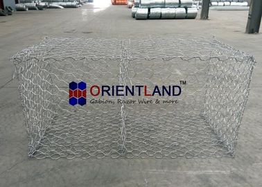 Hexagonal Gabion Box Rock Cage Retaining Wall 90% Zinc + 10% Aluminium Coating