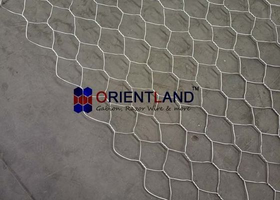 Rockfall Mesh Netting Gabion Wall Baskets Dam Embankment Protection Woven Wire Mesh