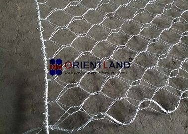 Flexible Gabion Box Soil Stabilization Hexagonal Woven Wire Gabion Mesh Slope Protection