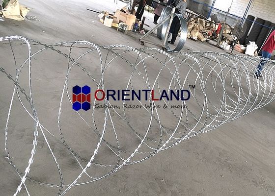 Electric Galvanized Iron Airport BTO-30 Razor Barbed Wire