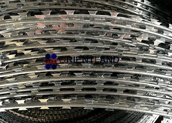 900mm Hot Dipped Galvanized BTO 10 Razor Barbed Wire