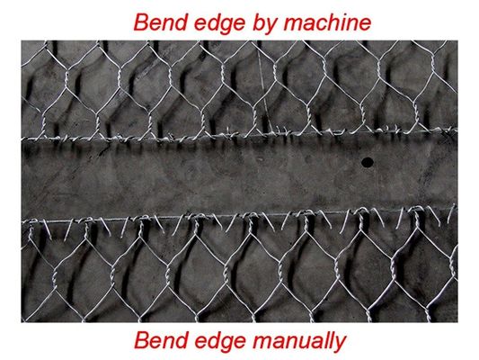 Mechanical Edge Banding Gabion Wire Baskets