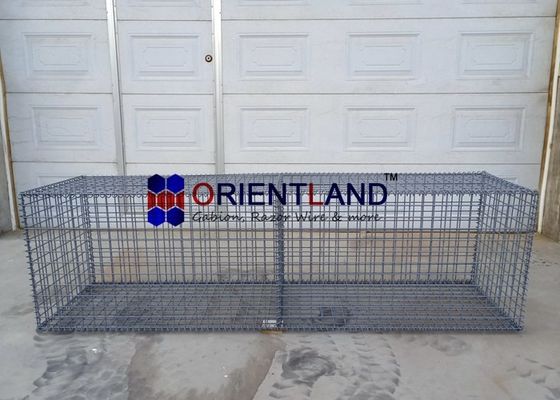 5mm Landscape Square Hole Galfan Gabion Baskets